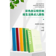得力(deli)10本A5/60张无线装订软抄本记事本 工作笔记本子
